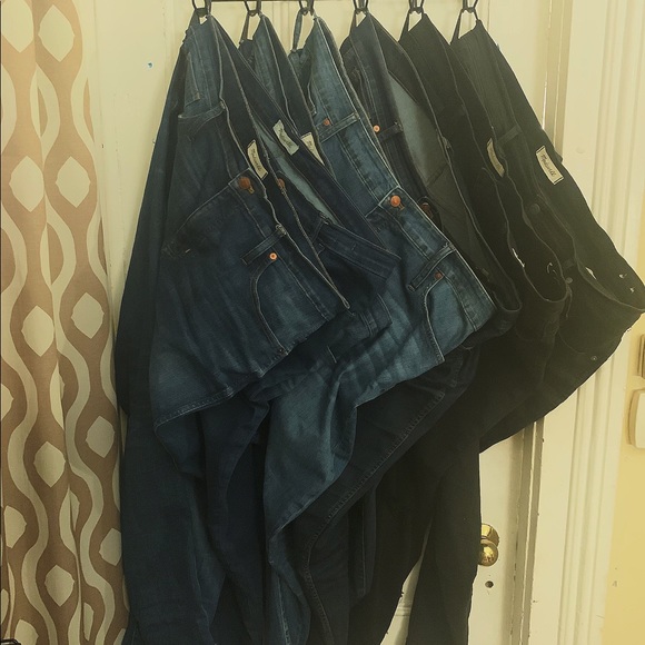 Madewell Denim - Lot of 7 pairs of Madewell High Rise Skinny Jeans.